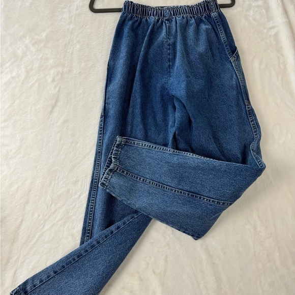 Vintage Cherokee Jeans 8 Women’s Denim Paper Tag barrel elastic 90s Mom Jeans - Picture 15 of 16